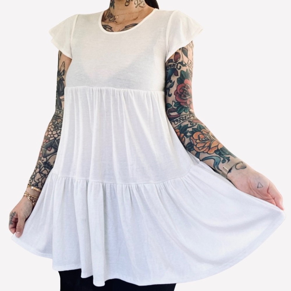 Baby doll boho dress